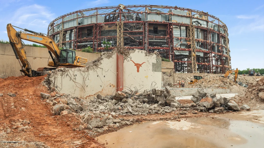 The University of Texas at Austin Frank Erwin Center Demolition (2024)